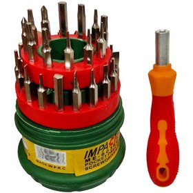 تصویر پیچ گوشتی همه کاره استوانه ای XR TOOLS XR Tools Screwdriver Set