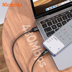 تصویر کابل شارژ سریع USB به میکرو 3 آمپر مک دودو مدل MCDODO CA-1070 نمایشگر دیجیتال 1.2متر 