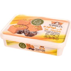 تصویر حلوا ارده رژیمی با شیره خرما شیررضا حجم 400 گرمی 