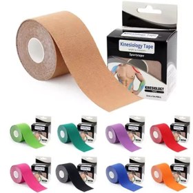 تصویر چسب کنزو مخصوص کشیدگی عضلات اورجینال - نارنجی 