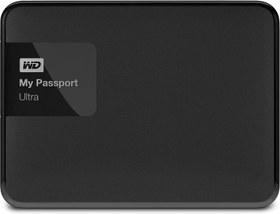 تصویر هارد اکسترنال وسترن دیجیتال مدل WDBBKD0020BBK-NESN ظرفیت 2 ترابایت WD 2TB Black My Passport Ultra Portable External Hard Drive - USB 3.0 - WDBBKD0020BBK-NESN Drive Only 2TB Black