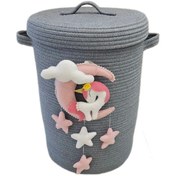 تصویر سبد اسباب بازی لالیپاپ مدل یونیکورن - صورتی 