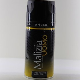 تصویر اسپری بدن مالزیا مردانه اسکای آمبر اومو 150 میل ا Malizia Amber Uomo Spray For Men 150ml 