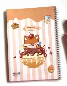 تصویر دفتر ۴۰ برگ مجلد فانتزی ۷۲ 