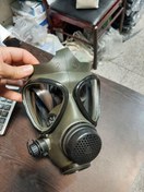 تصویر ماسک تمام صورت شیمیایی جنگی ساخت آلمان 