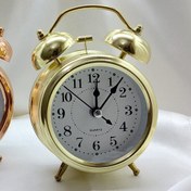 تصویر ساعت رومیزی زنگدار ارتفاع ۱۲ سانت 