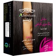 تصویر رنگ موی گیاهی برند ابریشم - مشکی Abrisham Hair color