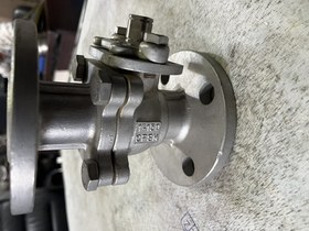 تصویر شیر توپی 1 اینچ دو تیکه کلاس 150 STEM CF8M SEAT CF8M BALLCF8M BODY CF8M فابریک BALL VALVE 1" #150 BODY CF8M BALL CF8M SEAT CF8M STEM CF8M