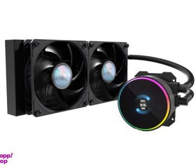 تصویر فن خنک کننده پردازنده کولر مستر (Cooler Master) مدل Master Liquid ML240 - VIVID - ARGB 