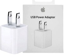 تصویر شارژر 5 وات اصلی آیفون - سفید Apple Charger 5 W