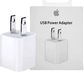 تصویر شارژر 5 وات آیفون های کپی - سفید Apple Charger 5 W