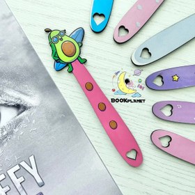 تصویر بوک مارک چوبی طرح ۱۱ 