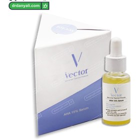 تصویر سرم لایه بردار AHA 10% وکتور 30 میلی لیتر Vector AHA 10% Sreum 30 ml