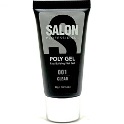 تصویر پلی ژل ناخن سالن مدل CLEAR وزن ۶۰ گرم 