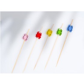 تصویر فروت پیک سوزنی طرح عنکبوتی کد 49 پرایم prime fruit pick