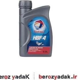 تصویر روغن ترمز سنتتیک توتال HBF 4 حجم 500 میلی لیتر 