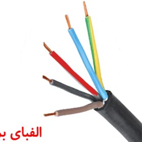 تصویر کابل زمینی 25*5 افشار نژاد خراسان Ground cable 5*25, Afshar Nejad, Khorasan