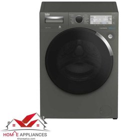 تصویر ماشین لباسشویی بکو دودی درب فضایی مدل WTV9745XOMA Beko Washing Machine WTV9745XOMA