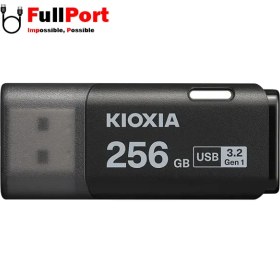 تصویر فلش کیوکسیا مدل U301 LU301W256GG4 USB3.2 Gen.1 با ظرفیت 256 گیگابایت KIOXIA TransMemory U301 LU301W256GG4 USB3.2 Gen.1 256GB Flash Memory