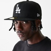 تصویر کلاه کپ بک فیت برند نیوارا New Era LA DODGERS ESSENTIAL BLACK 59FIFTY CAP 