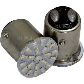 تصویر لامپ SMD دو کنتاکت 22 تایی (ساده) بسته 2 عددی - رنگ قرمز 