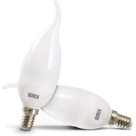 تصویر لامپ شمعی و اشکی بروکس LED- 6w 
