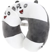 تصویر بالش گردنی طرح خرس کله فندقی مدل JIMI110 