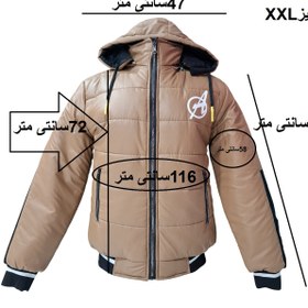 تصویر کاپشن بادکنکی مردانه دورو لانوین Double Lanvin men's balloon jacket