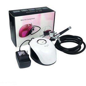 تصویر دستگاه ایربراش mini air compressor 