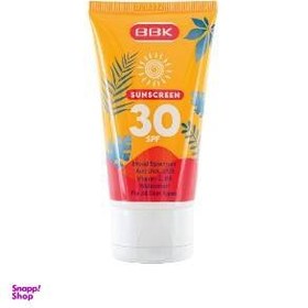 تصویر کرم ضد آفتاب ببک (B.B.K) با SPF30 رنگ بژ طبیعی حجم 50 میلی‌‌ لیتر 