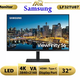 تصویر مانیتور استوک سامسونگ LF32TU87 سایز 32 اینچ 4K فریم لس 