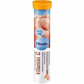 تصویر قرص جوشان ویتامین سی میولیس ، ۲۰ عدد Mivolis Vitamin C Brausetabletten, 82 g