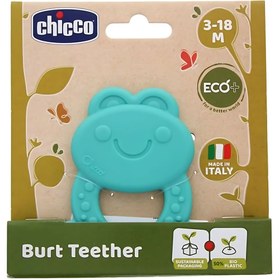 تصویر دندانگیر سیلیکونی قورباغه چیکو Chicco Chicco Burt Teether ECO silicone teether code: 136506