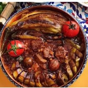 تصویر خورشت بادمجان نیم کیلویی اقتصادی 