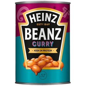 تصویر کنسرو لوبیا هاینز با طعم ادویه جات HEINZ وزن 415 گرم 