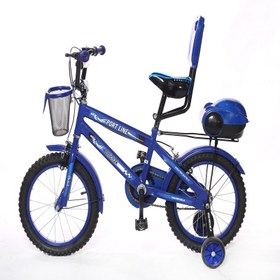 تصویر دوچرخه شهری پورت لاین مدل چیچک سایز 16 آبی 