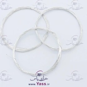 تصویر سیم گلسازی نقره ای 