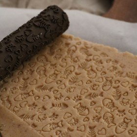 تصویر وردنه طرح ماهی 