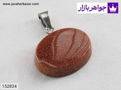 تصویر آویز دلربا به همراه بند چرم کد 152834 