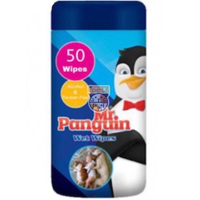 تصویر دستمال مرطوب مستر پنگوئن مخصوص حیوانات ا Mr.Panguin Wet Wipes 50 Pcs Mr.Panguin Wet Wipes 50 Pcs