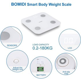 تصویر ترازو هوشمند شیائومی مدل Bomidi S1 Smart Digital Weight Scale Bomidi S1 Smart Digital Weight Scale