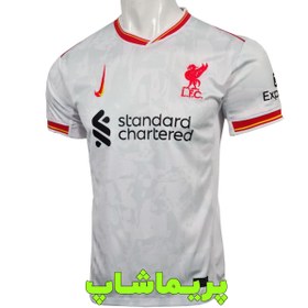 تصویر لباس سوم لیورپول 2025 هواداری کیفیت A+ تایلندی درجه یک Liverpool 2025 fan third shirt, Thai A+ quality, first class