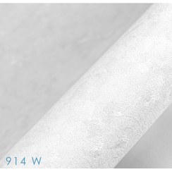تصویر کاغذ دیواری H2O طرح ساده سفید کد 914W 