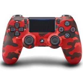 تصویر دسته بازی سونی استتار قرمز PS4 Dualshock 4 Sony PS4 Dualshock 4 Red Camouflage