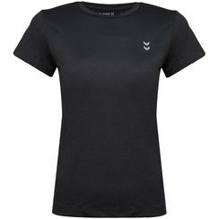 تصویر تیشرت ورزشی زنانه هومل مدل HMLPULSE TRAINING W T-SHIRT S/S مشکی M 