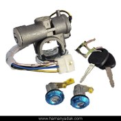 تصویر مجموعه کامل قفل و سوئیچ مزدا برند نصیر لوازم 