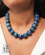 تصویر گردنبند سنگ کیانیت سایز 22 کد 3037 