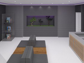 تصویر صحنه سالن انتظار مطب (ناقص) 