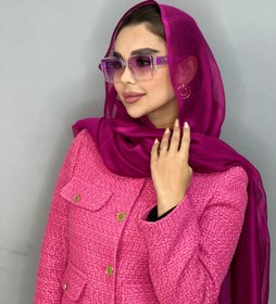 تصویر عینک آفتابی اورجینال Dior پرادا زنانه یاسی ترند یووی ۴۰۰ 