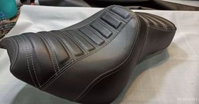 تصویر سفارش انلاین روکش زین اونجر طرح هارلی - مشکی / سفید / ارسال بدون نصب روکش خالی Cruiser motorcycle saddle cover